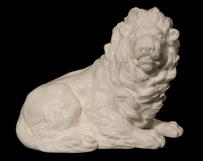 Baroque Cast Lion Artwork