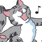 Humorous Birthday Animal Illustration