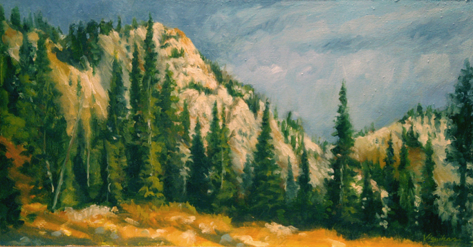 American Rocky Mountain Landscape Art