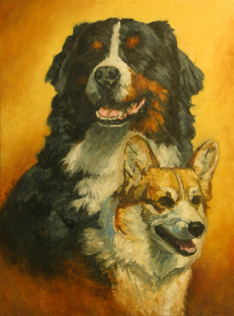 Dog Artwork in Progress