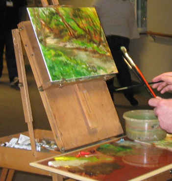 landscape art water mixable